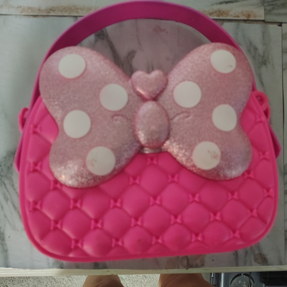 Pink Butterfly Kids Handbag